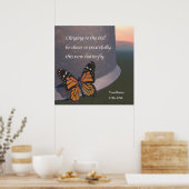 Haiku -This New Butterfly Poster ポスター (キッチン)