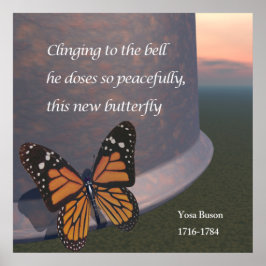 Haiku -This New Butterfly Poster ポスター