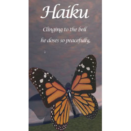 Haiku -This New Butterfly Poster ポスター