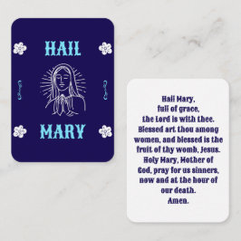 Hail Mary祈りの言葉カード – 伝統的言語 プレイスカード