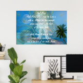 HAIL MARY祈りの言葉美しいポスター ポスター (ホームオフィス)