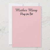 Hail Mary ノートカード (裏面)