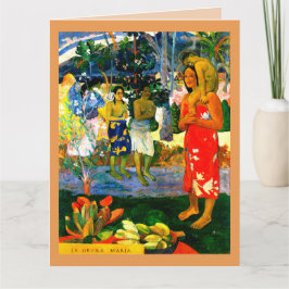Hail Mary (Ia Orana Maria) (1891) by Paul Gauguin カード