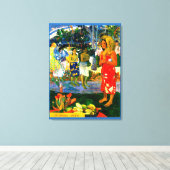 Hail Mary (Ia Orana Maria) (1891) by Paul Gauguin キャンバスプリント (インサイチュ (ウッドフロア))
