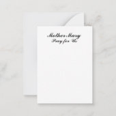 Hail Mary Note Card ノートカード (裏面)