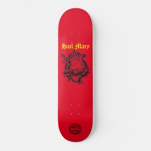 Hail Mary Skateboard, 8 1/8"デッキ スケートボード (正面)