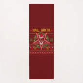 Hail Santa Funny Weird Christmas Design ヨガマット (正面)
