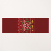 Hail Santa Funny Weird Christmas Design ヨガマット (正面(横))