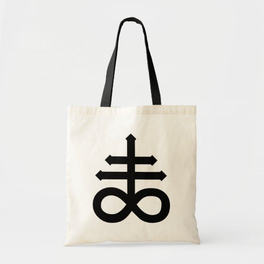 Hail Satan - Cross 666 Bag - Antichrist Tote bag トートバッグ (正面)