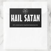 Hail Satan Rectangleステッカー 長方形シール (バッグ)