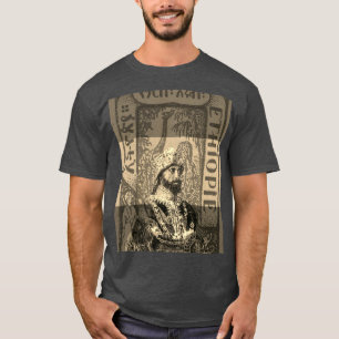 Haile Selassieエチオピアのラスタのワイシャツ Tシャツ