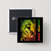 Haile Selassieボタン 缶バッジ (正面&裏面)