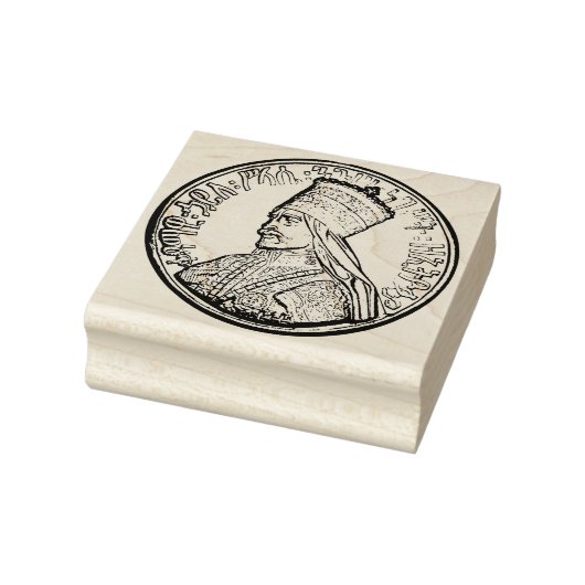 Haile Selassie Emperor of Ethiopia Rastafari Stamp ラバースタンプ (スタンプ)