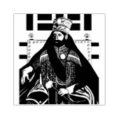 Haile Selassie Emperor of Ethiopia Rastafari Stamp ラバースタンプ (インプリント)