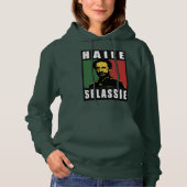 Haile Selassie Emperor - Reggae - Hoodie パーカ (正面)
