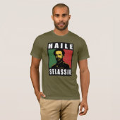 Haile Selassie Emperor - Reggae - Jah Army Shirt Tシャツ (正面フル)