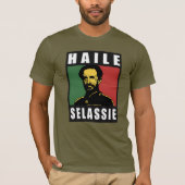 Haile Selassie Emperor - Reggae - Jah Army Shirt Tシャツ (正面)