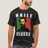 Haile Selassie Emperor - Reggae - Shirt Tシャツ (正面)