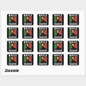 Haile Selassie Emperor - Reggae - Sticker スクエアシール (シート)