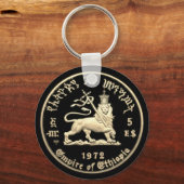 Haile Selassie - Empire of Ethiopia - HIM Tanktop キーホルダー (裏面)