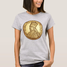 Haile Selassie Empire of Ethiopia Rasta Girl Shirt Tシャツ
