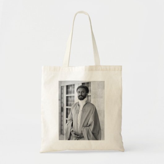 Haile Selassie Empire of Ethiopia Rastafari Bag トートバッグ (正面)