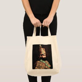 Haile Selassie Empire of Ethiopia Rastafari Bag トートバッグ