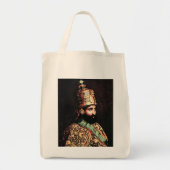 Haile Selassie Empire of Ethiopia Rastafari Bag トートバッグ (正面)
