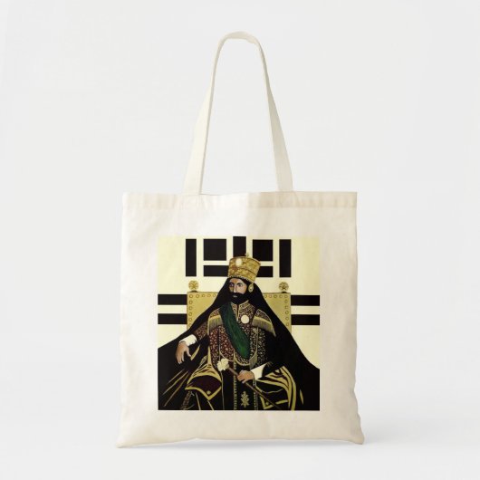 Haile Selassie Empire of Ethiopia Rastafari Bag トートバッグ (正面)
