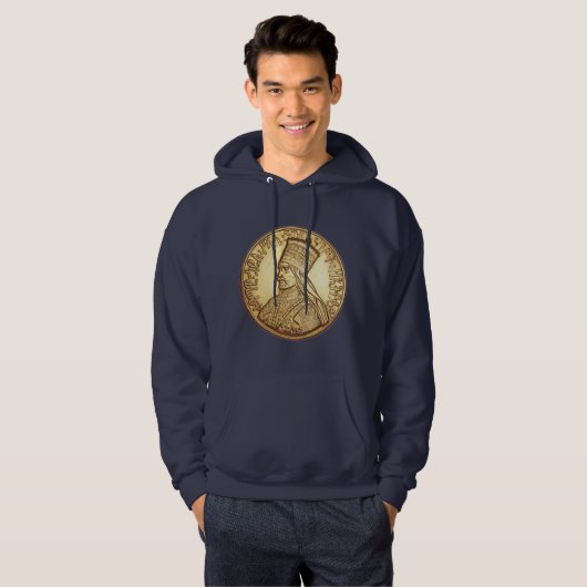 Haile Selassie Empire of Ethiopia Rastafari Hoodie パーカ (正面フル)