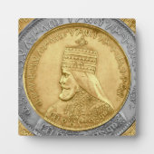 Haile Selassie HIM Jah Rastafari Aufsteller フォトプラーク (正面)