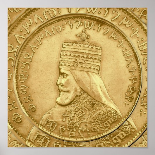 Haile Selassie HIM Jah Rastafari Aufsteller ポスター (正面)