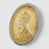 Haile Selassie HIM Jah Rastafari Aufsteller ラージ壁時計 (傾斜)