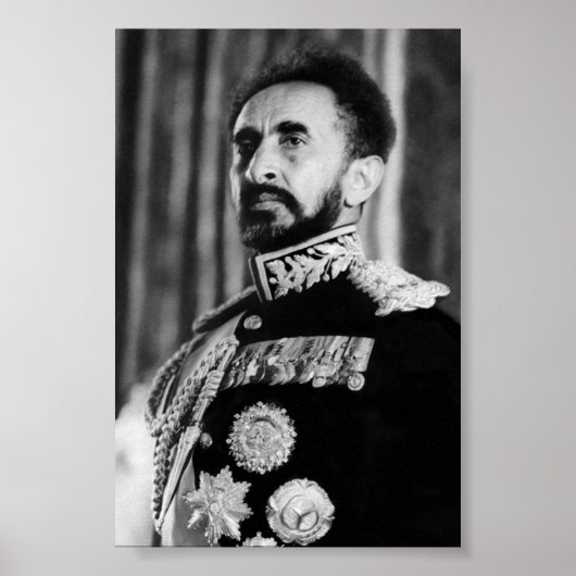 Haile Selassie HIM Jah Rastafari Rasta Reggae Root ポスター (正面)