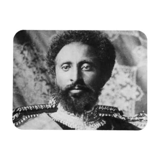 Haile Selassie - HIM - Rastafari - Jah Magnet マグネット (横)