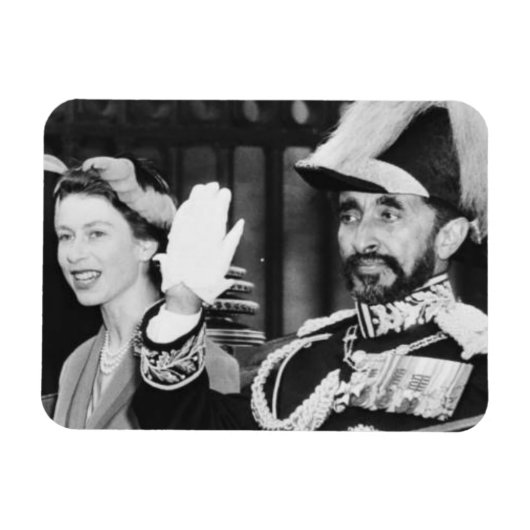 Haile Selassie - HIM - Rastafari - Jah Magnet マグネット (横)
