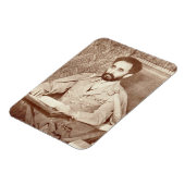 Haile Selassie - HIM - Rastafari - Jah Magnet マグネット (左側)