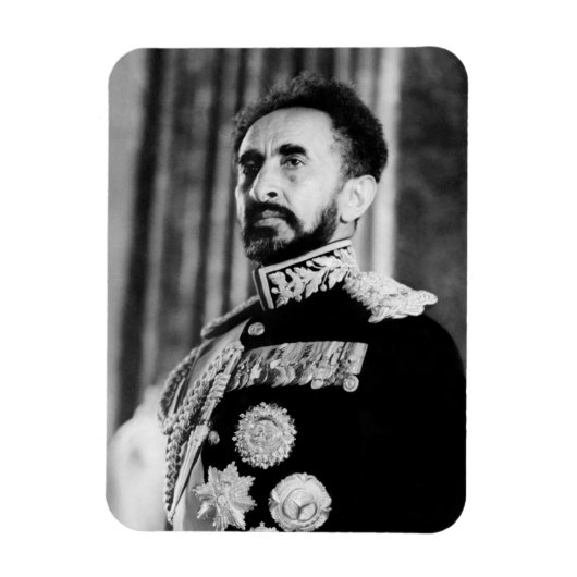Haile Selassie - HIM - Rastafari - Jah Magnet マグネット (縦)