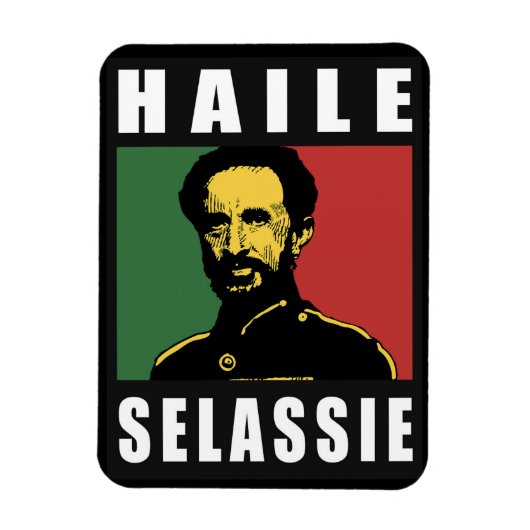Haile Selassie - HIM - Rastafari - Jah Magnet マグネット (縦)