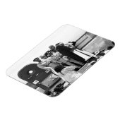 Haile Selassie - HIM - Rastafari - Jah Magnet マグネット (左側)