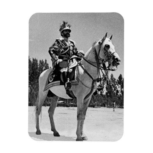 Haile Selassie - HIM - Rastafari - Jah Magnet マグネット (縦)