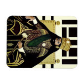 Haile Selassie - HIM - Rastafari - Jah Magnet マグネット (横)