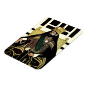 Haile Selassie - HIM - Rastafari - Jah Magnet マグネット (左側)