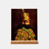 Haile Selassie - HIM - Rastafari - Postcard アクリルサイン (正面)