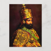 Haile Selassie - HIM - Rastafari - Postcard インビテーションポストカード (正面)