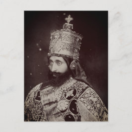 Haile Selassie - HIM - Rastafari - Postcard ポストカード