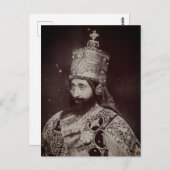 Haile Selassie - HIM - Rastafari - Postcard ポストカード (正面/裏面)