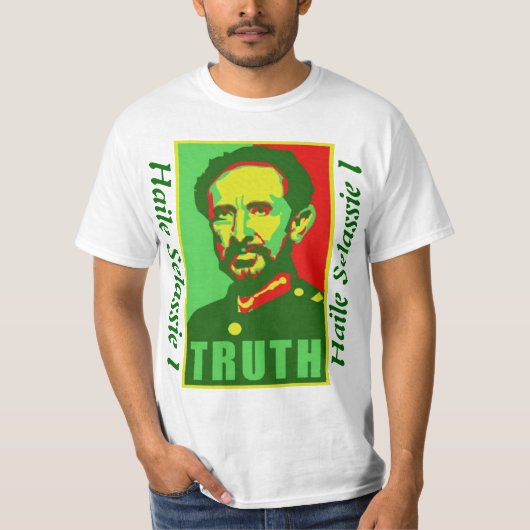Haile Selassie Iの真実のワイシャツ Tシャツ (正面)