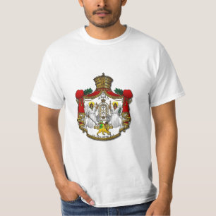 Haile Selassie Iの頂上-白いTシャツ Tシャツ
