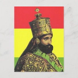 Haile Selassie I - HIM - Jah Rastafari – ポストカード